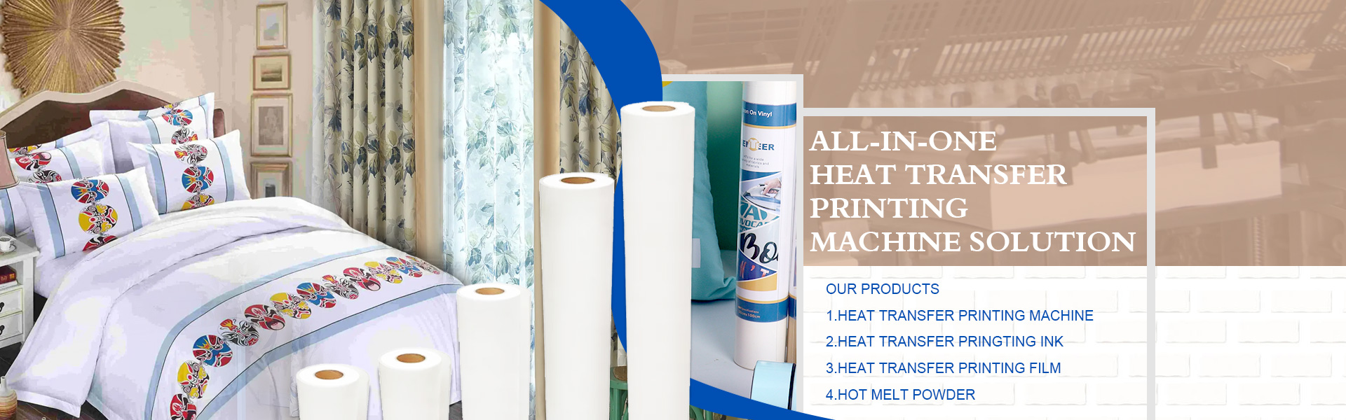 Papier de transfert de chaleur, papier sublimation, papier d\'imprimantenumérique,Suzhou Huarong Paper Products Co., Ltd